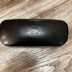 Coach Hardshell Eyeglass Case Classic Black Color